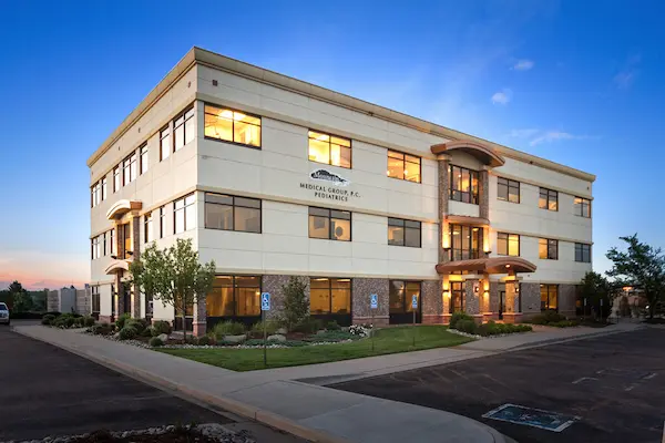 Exterior of the building at 1230 Tenderfoot Hill Road, Colorado Springs, CO 80906.